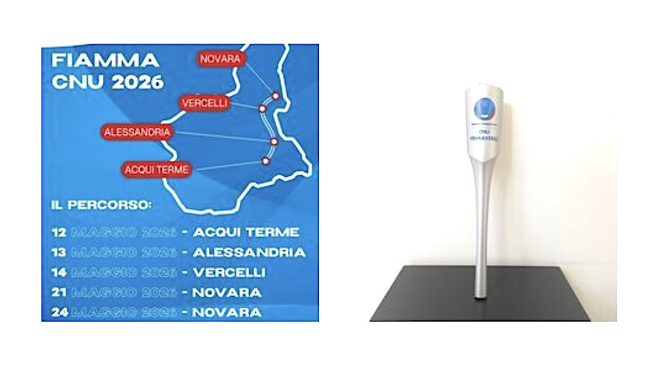 Campionati Nazionali Universitari, le tappe del percorso della fiamma